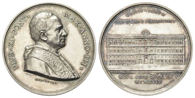 Medaglia 1924 a. III opus A. Mistruzzi.