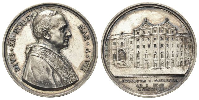 Medaglia 1928 a. VII opus A. Mistruzzi.