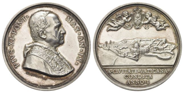 Medaglia 1930 a. IX opus A. Mistruzzi.