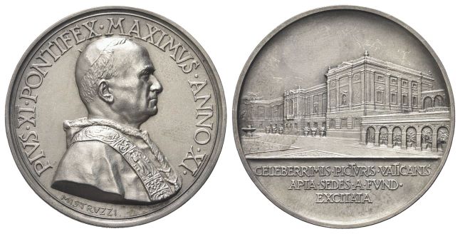 Medaglia 1932 a. XI opus A. Mistruzzi.