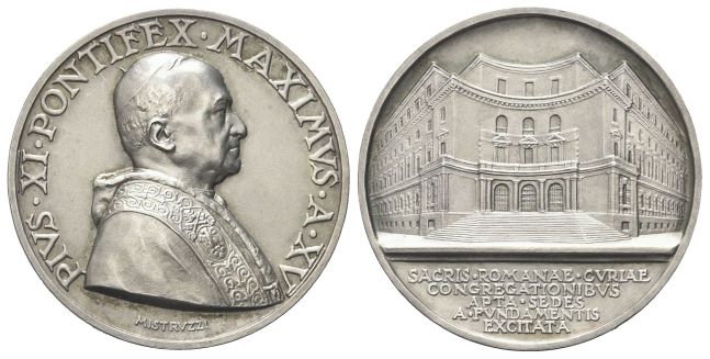 Medaglia 1936 a. XV opus A. Mistruzzi.
