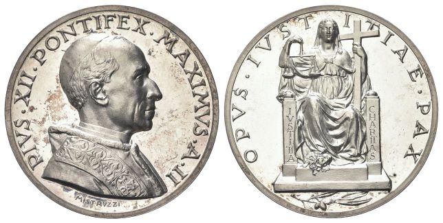 Medaglia 1940 a. II opus A. Mistruzzi.