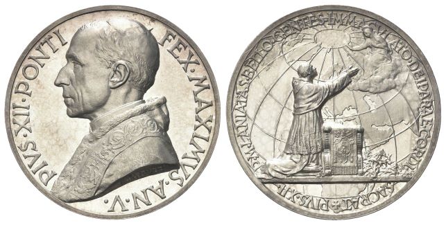 Medaglia 1943 a. V opus A. Mistruzzi.