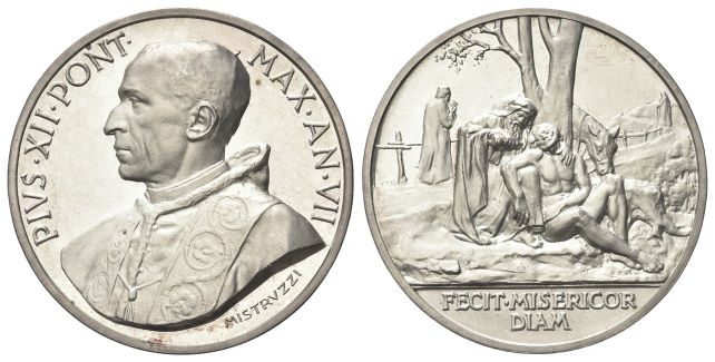 Medaglia 1945 a. VII opus A. Mistruzzi.