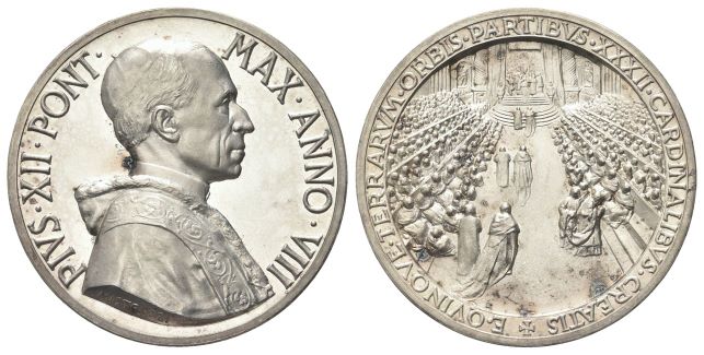 Medaglia 1946 a. VIII opus A. Mistruzzi.