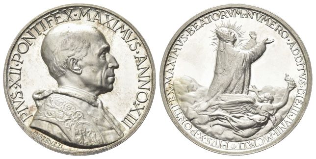 Medaglia 1951 a. XIII opus A. Mistruzzi.