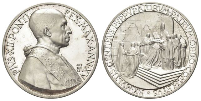 Medaglia 1953 a. XV opus A. Mistruzzi.