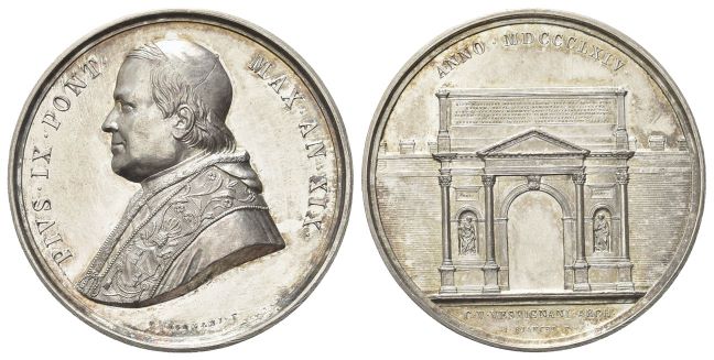 Medaglia 1864 a. XIX opus G. Bianchi.