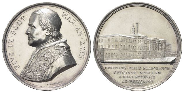 Medaglia 1863 a. XVIII opus G. Bianchi.
