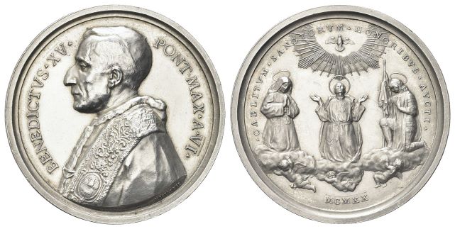 Medaglia 1920 a. VI opus A. Mistruzzi.