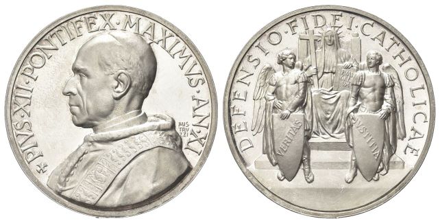 Medaglia 1949 a. XI opus A. Mistruzzi.