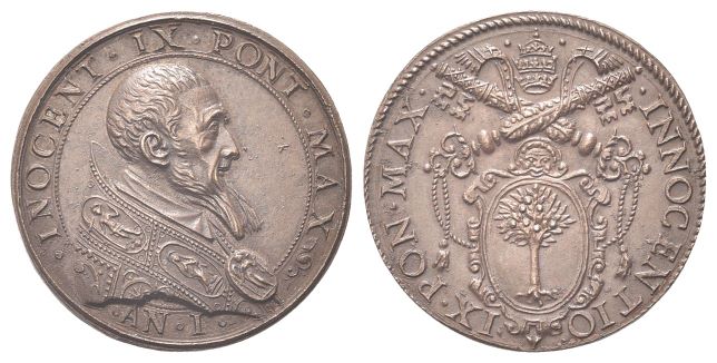 Medaglia di restituzione di N. De Bonis e L. Fragni.