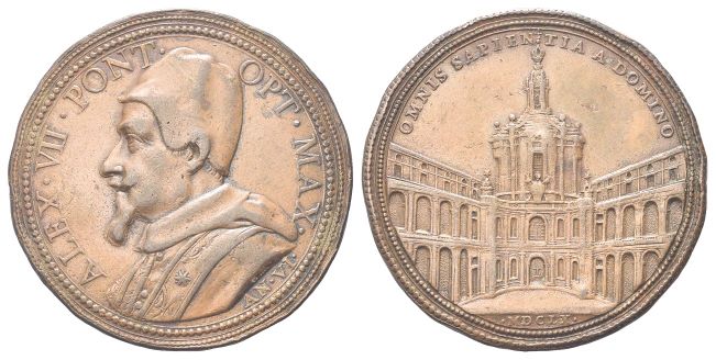 Medaglia 1660 a. VI opus G. Morone.