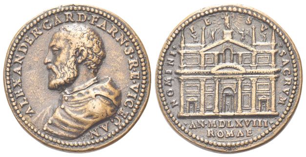 Medaglia 1568 opus G. Bonzagni.