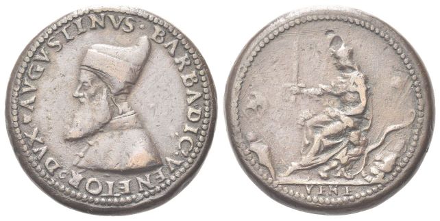 Medaglia 1486 attribuita a Vettore Gambello detto Camelio.