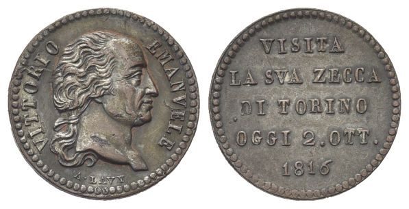 Medaglia 1816, opus a. Lavy.