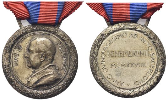 Medaglia 1929 opus E. Boninsegna.