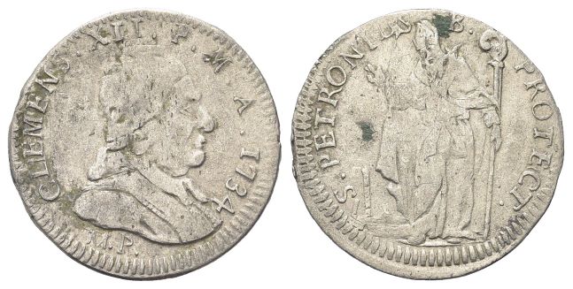Muraiola da 4 Bolognini 1734.