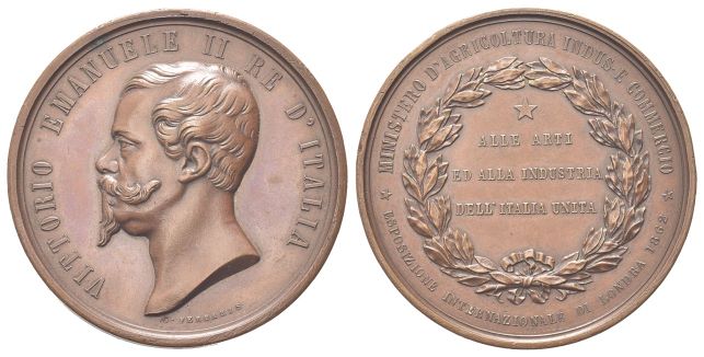 Medaglia 1862 opus G. Ferraris.
