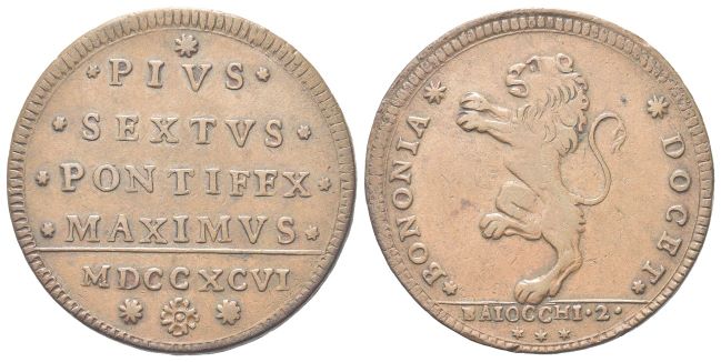 Da 2 Baiocchi 1796.