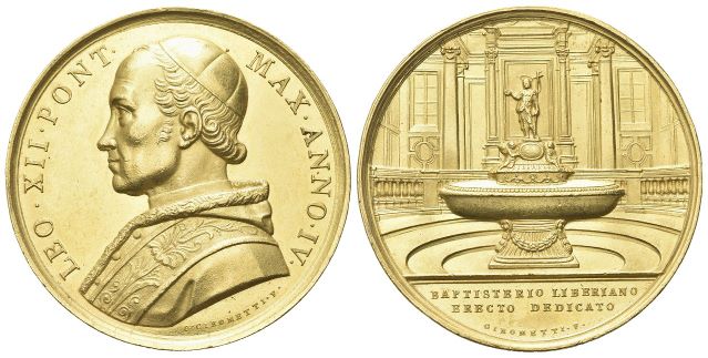 Medaglia 1827 a. IV opus G. Girometti (36 esemplari).