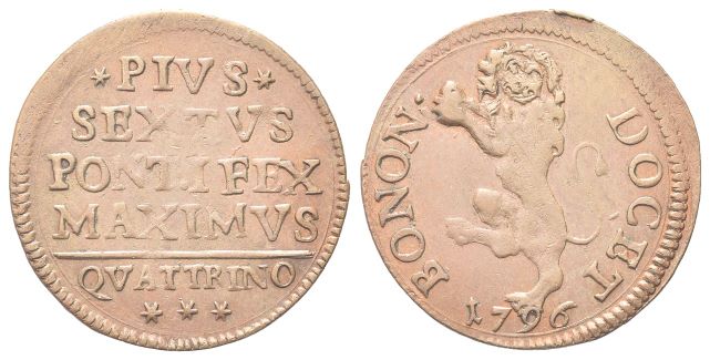 Quattrino 1796.