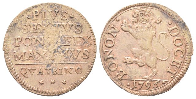 Quattrino 1796.