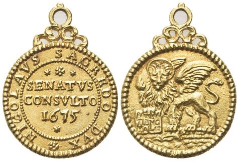 Medaglia di benemerenza del Senato 1675.