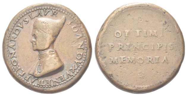Medaglia 1521 opus Vettore Cambello detto Camelio.
