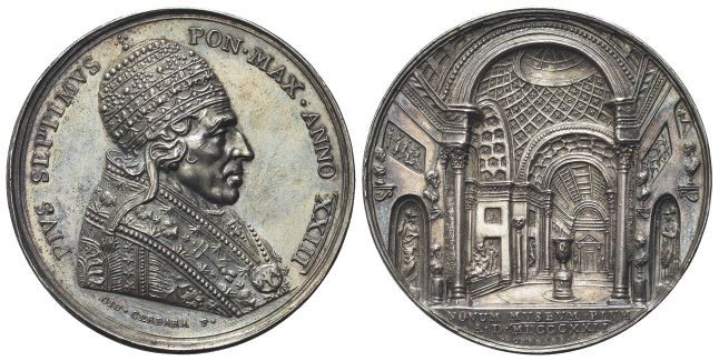 Medaglia 1822 a. XXIII opus G. Cerbara.