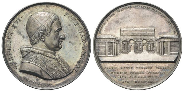 Medaglia 1841 a. XI opus G. Girometti.