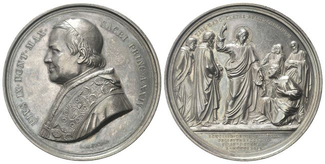 Medaglia 1869 opus G. e F. Bianchi.