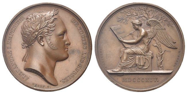 Medaglia 1814 opus B. Andrieu e D. V. Denon.