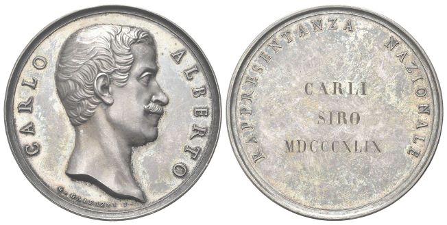 Medaglia 1850 opus G. Galeazzi.