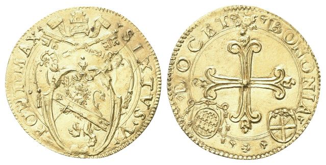 Scudo del sole 1585-1586.