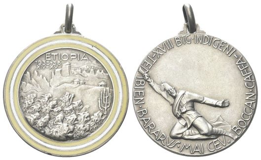 Medaglia XVIII Battaglione Indigeni, Etiopia 1935-36.