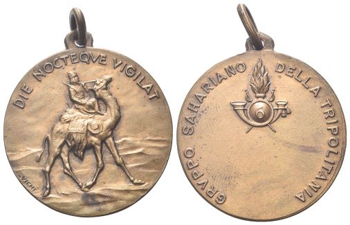 Medaglia VI Gruppo Sahariano della Tripolitania.