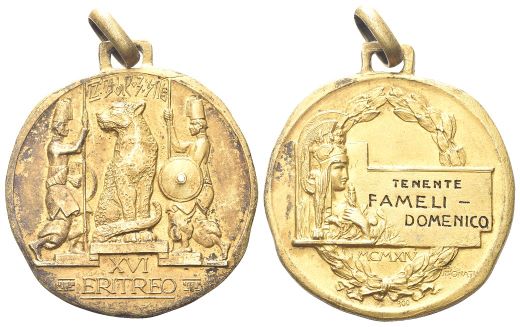 Medaglia XVI Battaglione Eritreo.
