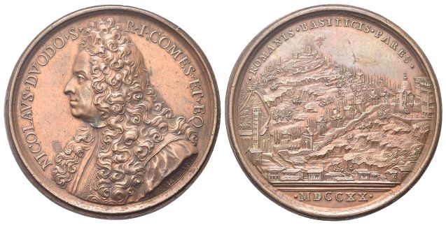Medaglia 1720 opus E. Hamerani.