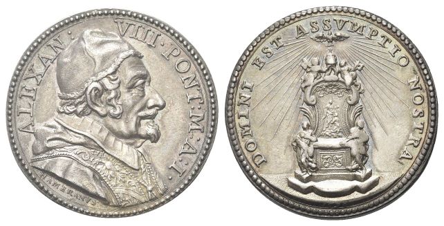 Medaglia 1690 a. I opus G. Hamerani.
