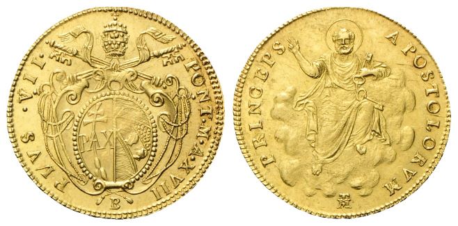 Doppia romana 1816-1817 a. XVII.