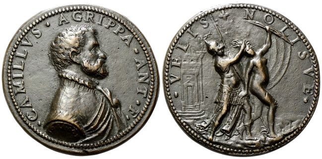 Medaglia 1580 opus G. Battista Bonini.