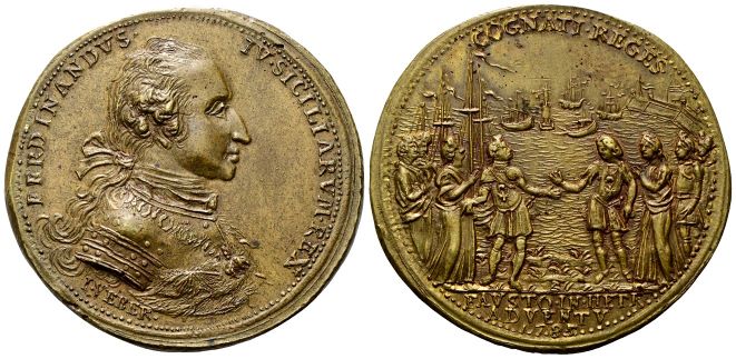 Medaglia 1785 opus Giovanni Zanobio Weber.
