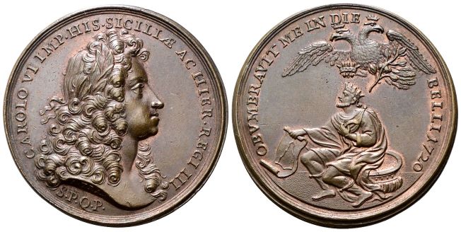 Medaglia 1720 opus A. Travani.