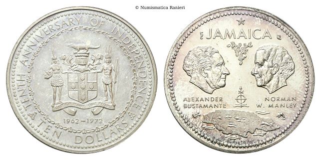 10 Dollari 1972.