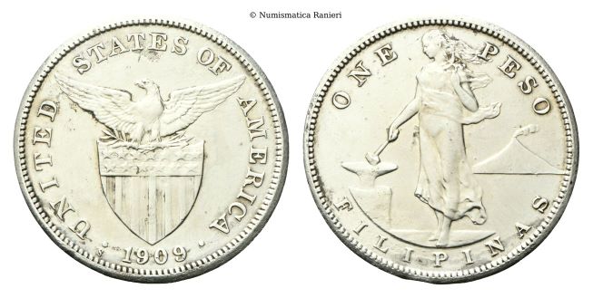 Peso 1909, San Francisco.