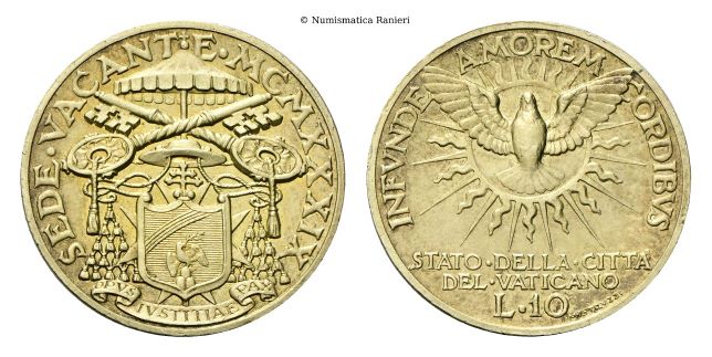 10 Lire 1939.