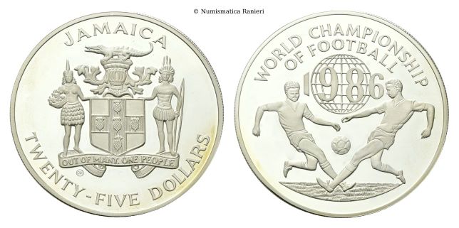 25 Dollari 1986.