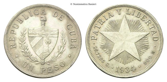 1 Peso 1934.