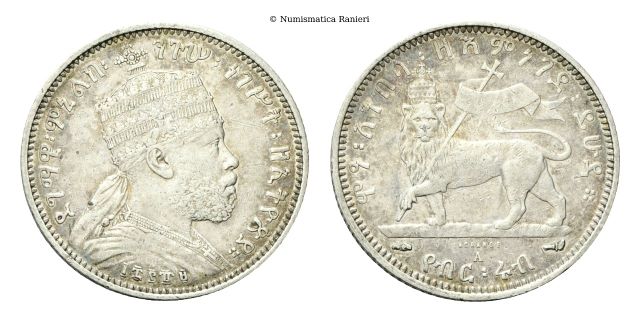 1/4 di Birr 1889 (1897).